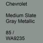 Preview: Chevrolet, Medium Slate Gray Metallic, 85 / WA9235.